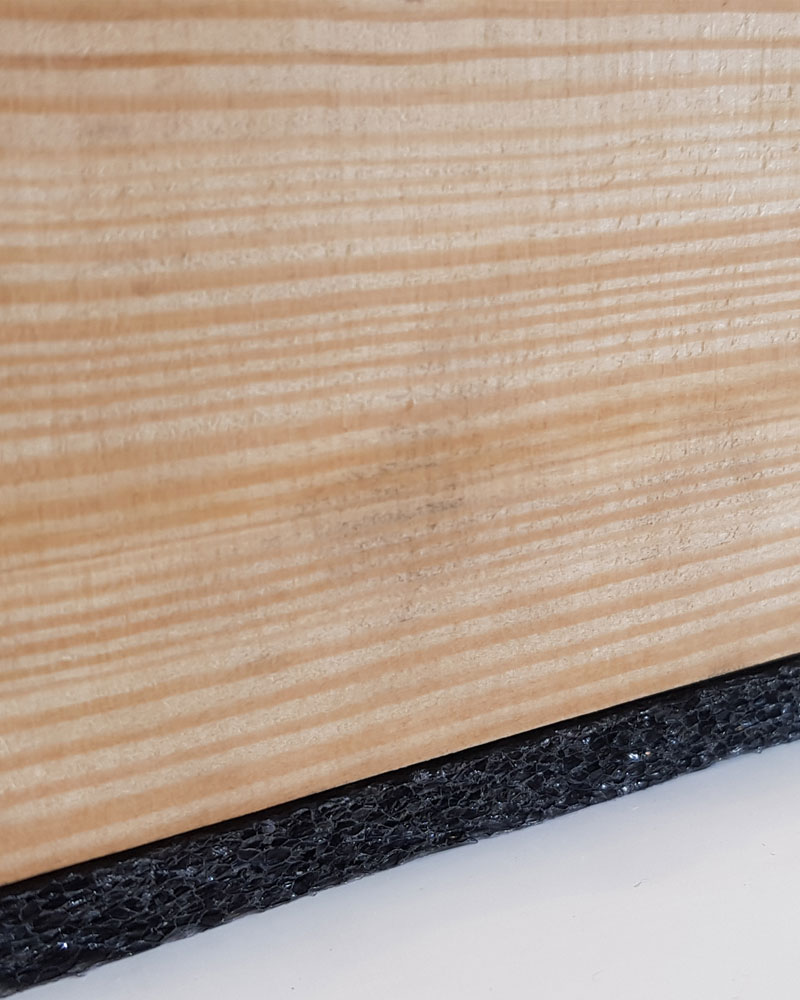 Acoustic Bearers for Concrete Floors Side View
