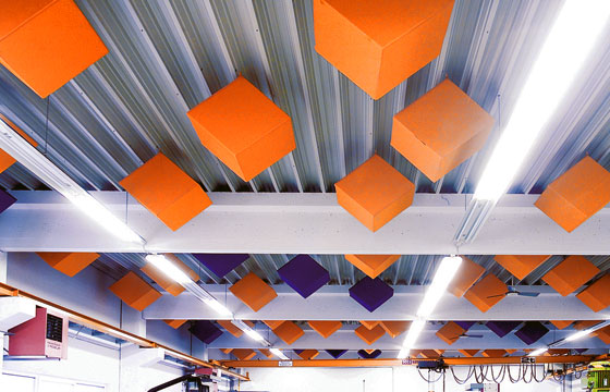 Suspended Sound Absorbers
