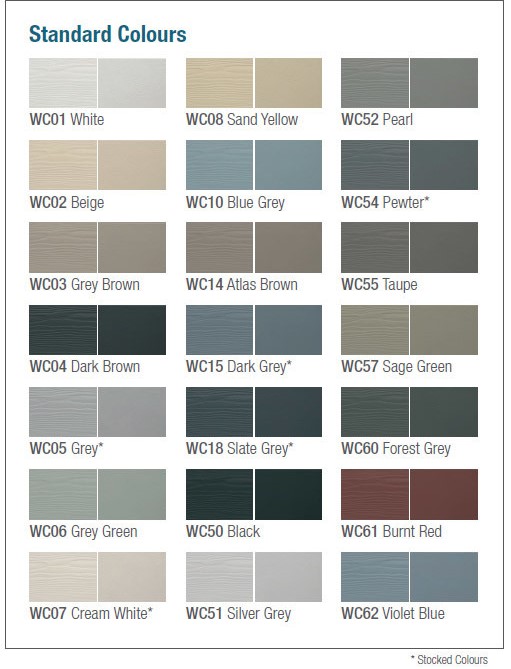 WeatherClad-Colour-Chart Weatherclad Colour Chart
